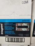 Pack Legrand Adorne Custom With White Trim 4-GANG Wall Plate New. Fixed Price $125.00.