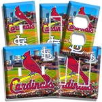 St Louis Cardinals Baseball Team Light Switch Outlet Wall Plate Sports Art Decor. Fixed Price $21.59.