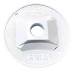 Sigma Electric 14381WH Aluminum White 1-HOLE Round Vertical Cover 4.14 In.. Fixed Price $8.49.