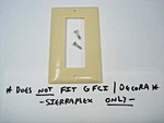 Sierraplex Biplex Triplex Vintage Switch Outlet Wall Cover Plate Smooth. Fixed Price $15.99.