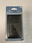 Brainerd 64219 Architectural Single Toggle Switch Wall Plate Cover Flat Black. Fixed Price $7.99.