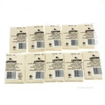 10 Leviton Ivory Dual Phone Jack Flush Wallplates 6-WIRE 6P6C Type 625B3 40266-I. Fixed Price $20.89.