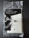 Trademaster Pass & Seymour Legrand F Type Coax Wall Plate White Tpcatv-w. Fixed Price $5.00.