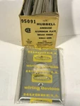 Box Of 12 Hubbell 95091 Anodized Aluminum Plate Single Gang. Fixed Price $29.99.