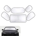 Opuweiy 6 Pcs Windshield Sun Shade, 59.05 X 27.55 Inches, Silver. Fixed Price $24.84.