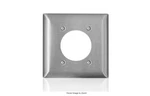Leviton 2.15 In. 2-GANG Magnetic Stainless Steel Range And Dryer Wallplate.. Fixed Price $9.00.