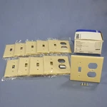 Eagle 2138V Ivory 2-GANG Toggle Duplex Plastic Standard Wallplate Cover 10-PACK. Fixed Price $14.99.