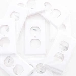 Cooper 2132W White 1-GANG Outlet Duplex Receptacle Thermoset Wallplates 10PCS. Fixed Price $11.38.