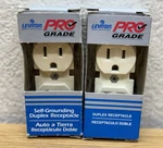 Leviton Pro Grade (ivory 5252-ISP & BR15-A Duplex Receptacle Self Grounding. Fixed Price $14.99.