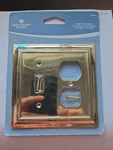 Brainerd Studio Switch/single Outlet Wall Plates (64222) Brass. Fixed Price $7.95.