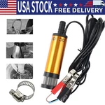 12V Dc Submersible Diesel Water Oil Transfer Electric Mini Refueling Pump. Fixed Price $10.31.
