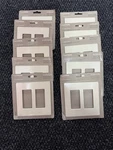 Color Almond Lot Of 10 Lutron CW-2B-AL Claro Gang. Fixed Price $39.00.