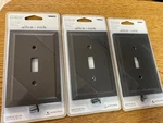 Allen Roth Bevel Single Switch Toggle Wallplate Cover Brushed Nickel Made Usa. Fixed Price $15.95.