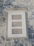Lutron Claro Wall Plate Gloss White Gang CW-3B-WH No Visible Screws Cover. Fixed Price $12.97.