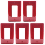 Hubbell NPJ26R Red 1-GANG Unbreakable Nylon Mid-size Wallplate Cover 5PCS. Fixed Price $11.39.