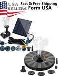 Solar Power Fountain Submersible Water Pump Floating Bird Bath Garden Pond Pool. Fixed Price $10.59.