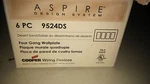 Cooper Wiring Devices 9524DS Nib 4G Sand Decor Aspire Desingn Screwless #A67. Fixed Price $8.00.