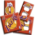 Los Angeles Lakers Nba Basketball Logo Champion Light Switch Outlet Cover Plate. Fixed Price $17.99.