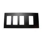 Lightolier Controls FB4SSSLBR 4-GANG, Multi-gang, Faceplate Wall Plate, Brown. Fixed Price $37.99.