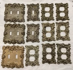Lot Of 12 American Tack & Hardware Co. Outlet Light Switch Plate Covers 1967. Fixed Price $175.00.
