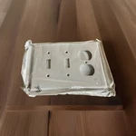 Leviton White 3G Combo Switch/outlet Wallplate Duplex Receptacle Cover 88047. Fixed Price $15.00.