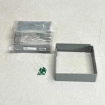 Hubbell Wiegmann (2 Pack) Connector Hinged-cover Carbon Steel 4X4 Grey C0404. Fixed Price $21.28.