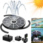 Solar Fountain Bird Bath 3.7W Upgraded 6.3" Glass Panel For Garden Yar,d. Fixed Price $19.99.