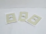 239276 New-no Box; Leviton 020-86003 LOT-3; Ivory Duplex Receptacle Wall Plate. Fixed Price $15.70.