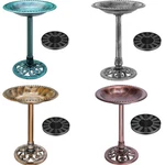 28" Outdoor Garden Bird Bath Basin W/ Solar Pump Fountain Stand Polyresin Decor. Fixed Price $35.95.
