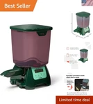 Automatic Pond Fish Feeder Programmable Lcd Timer, 6.5 Lb Capacity, Adjusta.... Fixed Price $122.39.