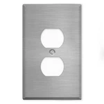 Oversized Stainless Steel Outlet Covers, 1-GANG Duplex Receptacle Cover, 5.5".... Fixed Price $11.99.
