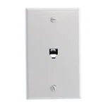 Leviton 40249-W Smooth Face Standard Telephone Wall Jack, 6P 4C, White. Fixed Price $5.50.