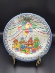 Vintage Cr Gibson Lucy And Me Rigg Birthday Bears Party Plates 10 9". Fixed Price $9.43.