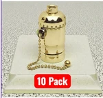 10 Pack Leviton Aluminum Incandescent Medium Base Pull Chain Socket 19980-0PG. Fixed Price $59.99.