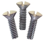 1/2 In. Long 6-32 Thread Oval Head Milled Slot Replacement Wallplate Screws, Ivo. Fixed Price $18.37.