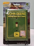 John Deere Aluminum Green Single Light Switch Plate New Old Stock. Fixed Price $9.99.