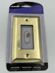 Amerelle 1-GANG Stamped Steel Rocker Decorator Wall Plate, Polished Brass 163RBR. Fixed Price $5.99.