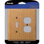 Amerelle 901TDL Contemporary Brown 2-GANG Wood Duplex/toggle Wall Plate. Fixed Price $10.89.