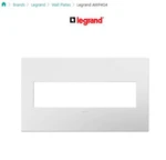 AWP4GWH4 Legrand ADORNE4-GANG Wall Plate Gloss White. Fixed Price $32.00.