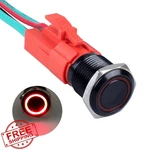 Dmwd 16MM Latching Push Button Switch 20A 12-24V Red Led Heavy Duty. Fixed Price $20.00.