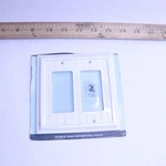 Amerelle Cottage 2-GANG Decorator/rocker White Wood Bmc Wall Plate. Fixed Price $6.58.