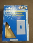 Leviton Ivory Thermoset Plastic Toggle Switch Wall Plate Cover (8) Pack 1 Gang. Fixed Price $6.59.