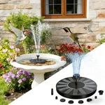 Solar Power Bird Bath Fountain Pump Upgrade 1.5W With 6 Nozzles,a. Fixed Price $11.99.