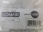 Siemens ECHA100 Loadcenters And Panelboards. Fixed Price $25.58.