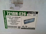 Orbit Incandescent Housing For 7210H-E26 Stap Laight 40W Max. Fixed Price $42.00.