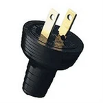 Leviton Easy Grip Vinyl Plugs Pack NO.48642 Black Rated 15A-125V. Fixed Price $12.99.