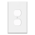Oversized White Metal Outlet COVERS,1-GANG Duplex Receptacle Cover, 5.5" X.... Fixed Price $10.99.