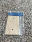 Brainerd Unfinished Birch Blank Wall Plate - 64662 New. Fixed Price $10.00.