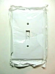 Leviton Jumbo Smooth White Bakelite Switch Wall Plate Box Cover R42-88101-W. Fixed Price $7.50.