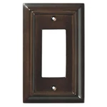 (5 Pack) Liberty Architectural Decorator Rocker Switch-gfci Wall Plate Walnut. Fixed Price $49.17.